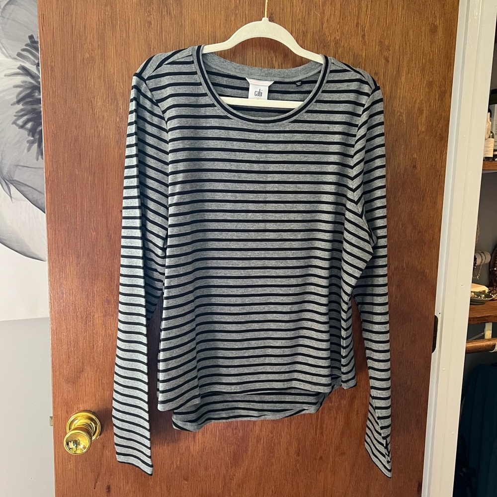 NWOT CAbi stripe sweater